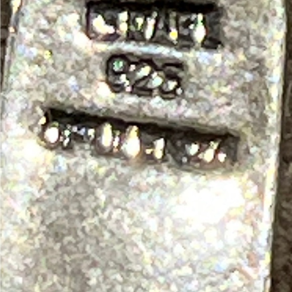 Opulenza necklace sterling chain and charm Believe in original box and bag - Picture 5 of 8